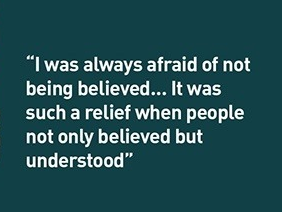 Domestic abuse survivors reach out to others Domestic abuse survivors reach out to others