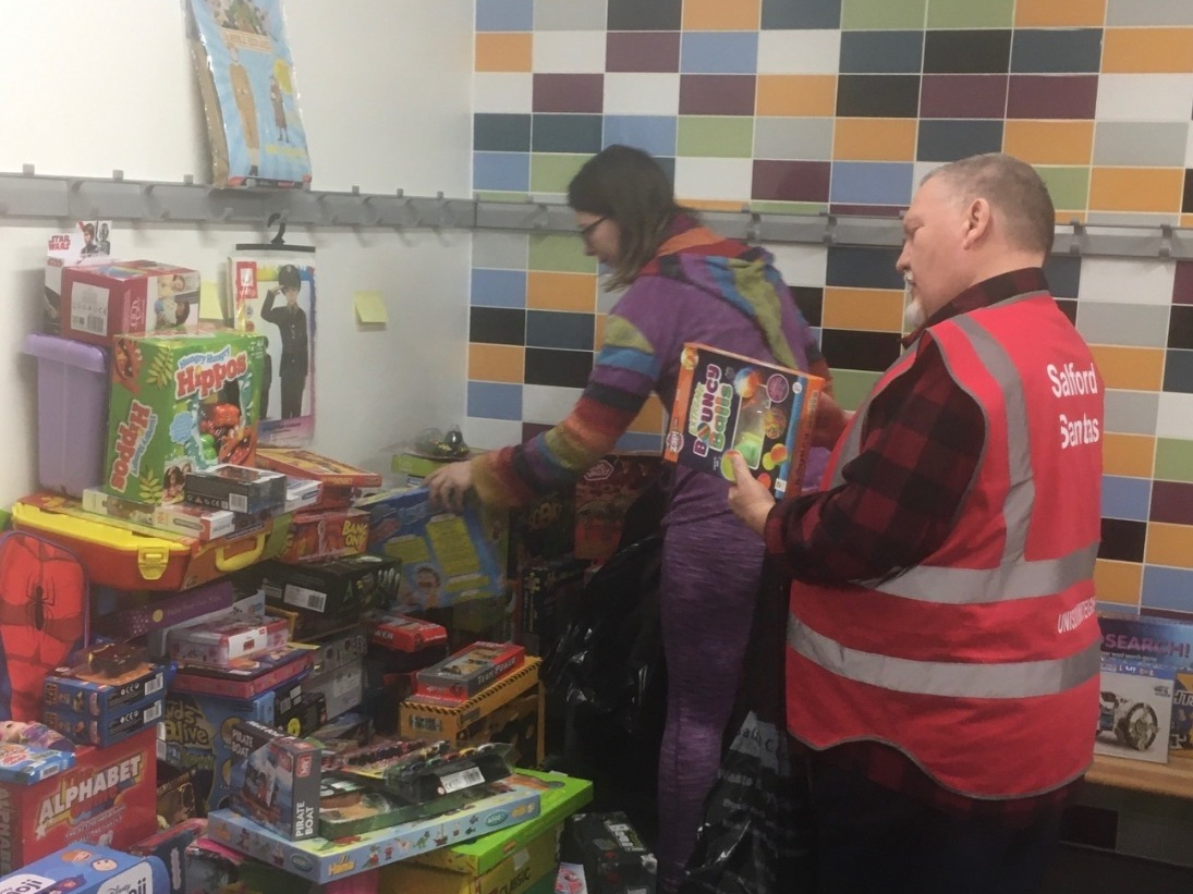 Salford steps up for Santa Appeal Salford steps up for Santa Appeal